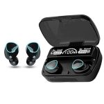 Wireless Earbuds 5.1 Large Screen Dual LED Digital Display Touch Bluetooth Headphones Mini Compact Portable Sports Waterproof Stereo in Ear Earphones(M10)