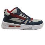 Men's MEXICO-11 Casual Sneaker Shoes with Synthetic Upper Lightweight Comfortable Mid Top Sneaker Shoes for Men's & Boy's (Navy Red) - Image 2