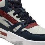 Men's MEXICO-11 Casual Sneaker Shoes with Synthetic Upper Lightweight Comfortable Mid Top Sneaker Shoes for Men's & Boy's (Navy Red) - Image 5
