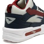 Men's MEXICO-11 Casual Sneaker Shoes with Synthetic Upper Lightweight Comfortable Mid Top Sneaker Shoes for Men's & Boy's (Navy Red) - Image 4