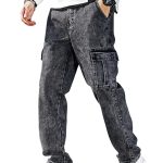 Men Jeans || Jeans for Men || Cargo Jeans (Black)