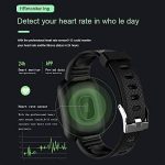 Mi Smart Watch for Kids Men Women Boys Girls D116 Water Proof Touchscreen Smart Watch Bluetooth 1.44 HD Screen Smart Watch with Daily Activity Tracker, Heart Rate Sensor, Sleep Monitor - Black - Image 3