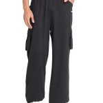 Men's Regular Fit Mid Rise Track Pant (Black)