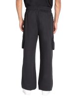 Men's Regular Fit Mid Rise Track Pant (Black) - Image 6