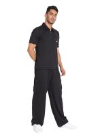 Men's Regular Fit Mid Rise Track Pant (Black) - Image 3