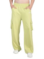 Men's Regular Fit Mid Rise Track Pant (Lime Green) - Image 4