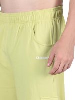 Men's Regular Fit Mid Rise Track Pant (Lime Green) - Image 5