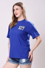 Women's Cotton Blend Oversized Fit Oversized Tshirt | Oversized Tshirt - Pack of 2 - Image 6