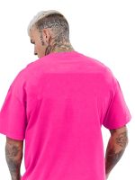 Men's Cotton Oversized Fit T-Shirt (Pink) - Image 3