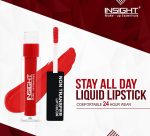Insight Non Transfer Lip Color, Matte Finish, 4ml (12 Red Room) - Image 4