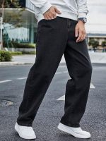 Mens Regular Fit|Classic Design with Stylish Look |Day Comfort|Mide Rise Strachable Jeans (Carbon Black) - Image 5