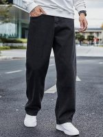 Mens Regular Fit|Classic Design with Stylish Look |Day Comfort|Mide Rise Strachable Jeans (Carbon Black) - Image 4