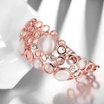 Jewellery Bracelets for Women Stylish Rose Gold Plated Crystal Bracelet Bangle Jewellery for Girls and Women - Image 5