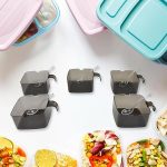 Rotating Spice Jars Vertical Rotatable Seasoning Box 5 Section/Tier With 5 Spoon (1 Set) - Image 4