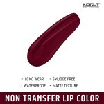 Insight Cosmetics Non Transfer Liquid Lipstick |Matte Texture|12Hrs Waterproof|Smudge Proof |Toxic Free |Vegan|Longwear, 4ml (20 Royal, 4 ml) - Image 2