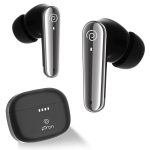 Newly Launched Bassbuds Prism TWS Earbuds with 3D AudioScape, 45Hrs Playtime, TruTalk AI-ENC Calls, 50ms Low Latency Sync, BT5.3, Type-C Fast Charging, Voice Asst. & IPX5 Water Resistant (Black)