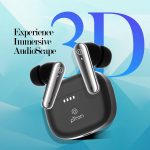 Newly Launched Bassbuds Prism TWS Earbuds with 3D AudioScape, 45Hrs Playtime, TruTalk AI-ENC Calls, 50ms Low Latency Sync, BT5.3, Type-C Fast Charging, Voice Asst. & IPX5 Water Resistant (Black) - Image 6