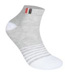 Polyester 5 Pairs Stripped Ankle Length Socks for Men & Women, Multicolor, Pack of 5, Free Size - Image 4