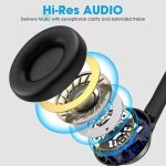 Wireless Earbuds Bluetooth 5.1 TWS Earphones Full Touch Control Headphones Built-in Microphone Immersive Sound Quality Ensure Fast Stable & Connection Smart LED Headset Sports Bud (white) - Image 5