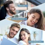 Wireless Earbuds Bluetooth 5.1 TWS Earphones Full Touch Control Headphones Built-in Microphone Immersive Sound Quality Ensure Fast Stable & Connection Smart LED Headset Sports Bud (white) - Image 3