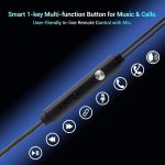 Boom Ultima V2 Dual Driver, in Ear Gaming Wired Earphones with Mic, Volume Control, Passive Noise Cancelling Boom 3 with 3.5mm Audio Jack & 1.2M Tangle-Free Cable (Black) - Image 3