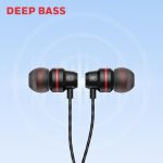 Moxie V50 Wired Earphones with Built in Mic, 10mm*2 Drivers, Passive Noise Cancellation, Deep Bass & Clear Sound, Ultra HD Mic Quality, 3.5mm AUX, Voice Assistant Enabled, 1.2 Mtr (Black) - Image 6