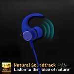 Bluetooth Headphones aptX-HD Wireless 5.0 Earbuds with Mic | Magnetic in-Ear Neckband Earphones | IPX7 Sweatproof | Deep Bass | 12Hrs Playtime | Sports Headset for Music, Workout & Phone Calls (Blue) - Image 5