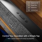 Fort Q48 Soundbar with subwoofer, 48 Watts, 2.1 Channel with 2 in-Build Full-Range Speakers and an External subwoofer, Multiple Input Modes, Made in India soundbar for TV - Image 4