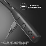 Neckband Bluetooth Headphones with 55 Hours Playtime with 10mm Drivers, Rich Music Experience, BT 5.3v, Type C Fast Charging, Neckband In Ear Earphones & IPX4 Water Resistant (Blue) - Image 6